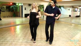 How to Latin Dance Bachata  Basic Steps [upl. by Zarihs894]