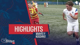 2ND ROUND ACTION Caledonian Braves v Rossvale HIGHLIGHTS [upl. by Assenev]