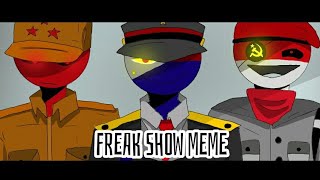 FREAKSHOW MEME Countryhumans Maphilindo  FlipaClip [upl. by Lerrud209]