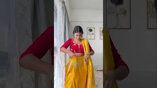 Bihari Style Mein Pehna Saree 😍 minivlog sonadey youtubeshorts vlog [upl. by Portia]