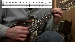 Mandolin Lesson quotCripple Creekquot Easy Version [upl. by Einnhoj]