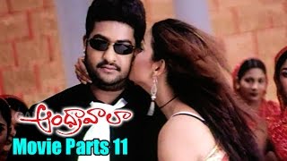 Andhrawala Movie Parts 1112  Jr NTR Rakshitha Sayaji Shinde  Ganesh Videos [upl. by Loram]