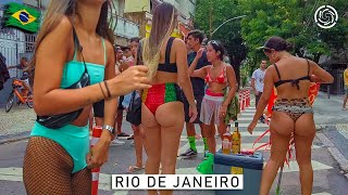 🇧🇷 RIO DE JANEIRO CARNIVAL PARADE BLOCK — Brazil 2023 【 4K UHD 】 [upl. by Rehpotsirhc408]