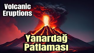 Yanardağ Patlaması Görüntüleri Volcanic Eruption volcano volcanic lava geography coğrafya [upl. by Fiester]