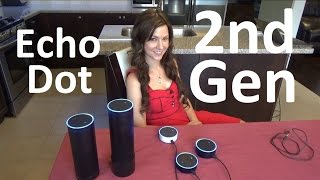 Amazon Echo Dot 2nd Gen Review [upl. by Ahsiekrats]