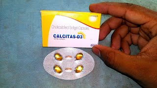 CALCITAS D3 Softgel Capsule Review Bengali [upl. by Netsyrc]