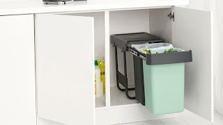 SortampGo Builtin Bin 2 x 15 litre  Brabantia [upl. by Enal]