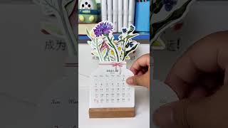 Who will give you the first calendar in 2025 Calendar 2025 calendar Creative desk calendar Desk [upl. by Cchaddie]