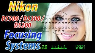 Nikon D5500  D5300  D5200 Focus Square Tutorial  How to Focus Training Video [upl. by Ahsats]