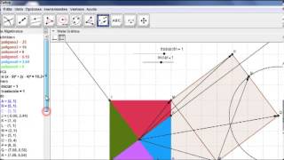 El teorema de pitagoras con GeoGebra [upl. by Edee169]