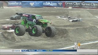 Monster Jam Drives Into Gillette Stadium [upl. by Ewer]