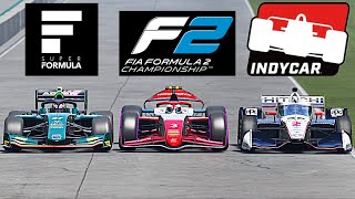 The Best Of The Rest F2 vs INDYCAR vs SUPER FORMULA [upl. by Sloatman]