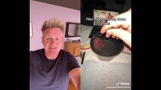 Gordon Ramsay Likes Dorm Room Filet Mignon TikTok [upl. by Airotel]