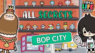 ALL Secrets CRUMPETS Phones in BOP CITY 💎 Toca Life World [upl. by Melia808]