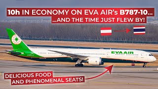 Flying on EVA Airs FANTASTIC Boeing 78710 in Economy from Vienna to Bangkok  BRUTALLY HONEST [upl. by Ahsaenat]