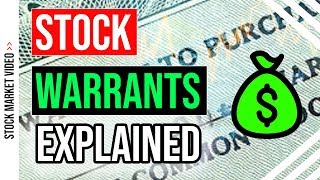 What is a Stock Warrant [upl. by Aloke378]