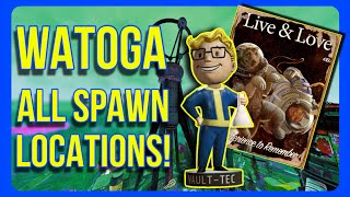 Watoga Bobbleheads amp Magazines ALL 14 Spawn Locations Fallout 76 [upl. by Waldemar]