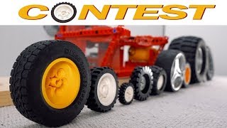 Spinning Contest with 10 Lego Wheels [upl. by Arlette203]