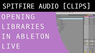 How To Open Spitfire Audio Plugins in Ableton Live [upl. by Rotow383]