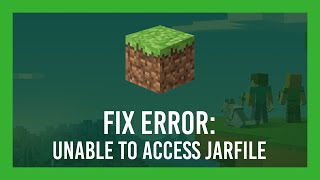 Fix Error Unable to access jarfile [upl. by Metah]