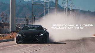 Jaycrays Liberty Walk Lexus LC500  quotVALLEY OF FIREquot  HALCYON 4K [upl. by Annayd350]