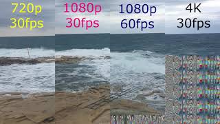 0041  720p at 30fps vs 1080p at 30fps vs 1080p at 60fps vs 4K at 30 fps iPhone 6s Plus [upl. by Four6]