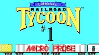 Lets Play The Original Railroad Tycoon 1  Part 1 [upl. by Laenahtan]