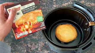 Air Fryer Frozen Pot Pie  How To Cook Frozen Chicken or Turkey Pot Pie In The Air Fryer [upl. by Rintoul335]