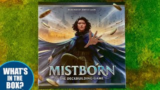 MISTBORN the Deckbuilding Game Unboxing [upl. by Josselyn]