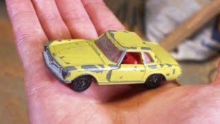 Restoring old toy car with broken window  Restoration project [upl. by Beale]