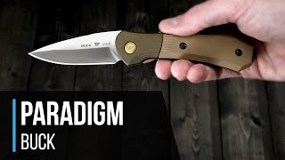 Buck Knives Paradigm Overview  Bolster Lock Folding Knives [upl. by Attolrac]