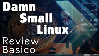 Damn Small Linux  Distro Compacta Para Pc Antigo [upl. by Haimarej]