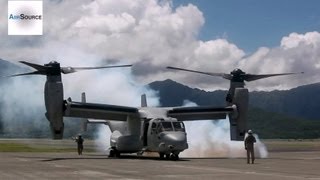 Boeing MV22B Osprey Startup Takeoff Landing [upl. by Fabria933]