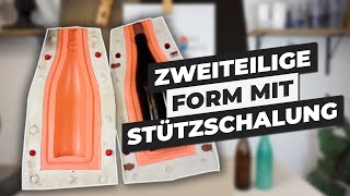 TUTORIAL Zweigeteilte Silikonform mit Stützschale [upl. by Neraa601]