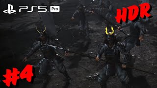 Nioh 2 Remastered PS5 PRO Gameplay part 4 4K HDR [upl. by Anikehs]