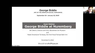 Gallery Talk George Biddles Drawings of the Nuremberg Trials [upl. by Illom]