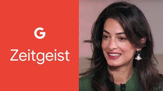 Amal Clooney on the Global Fight for Human Rights  Google Zeitgeist [upl. by Meid958]