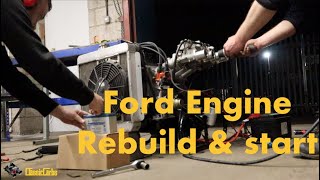 1969 FORD CAPRI  PART 92  Ford 20L pinto engine build amp first Start up  LONG PLAY [upl. by Mitch811]