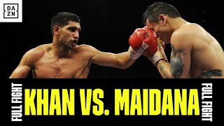 FULL FIGHT  Amir Khan vs Marcos Maidana [upl. by Aikehs]