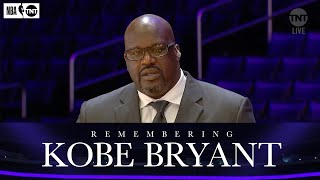 Shaq Remembers His Former Teammate and Friend Kobe Bryant  NBA on TNT [upl. by Finbar]