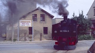 ReichsbahnNostalgie RollwagenZug auf der Döllnitzbahn OschatzKemmlitz 1991 [upl. by Showker]