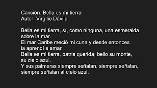 Cancion Bella es mi tierra [upl. by Jamima]