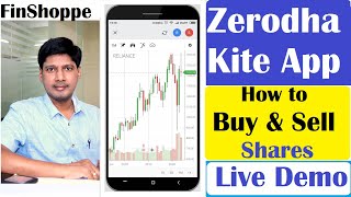 Zerodha Trading Tutorial 2020  Zerodha Kite Buy amp Sell Process Demo in English [upl. by Ylliw]