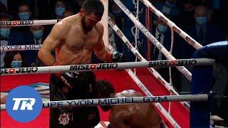 Artur Beterbiev Gets Cut Turns Beast Mode Finish Browne in Rd 9 17 Straight KO Wins  HIGHLIGHTS [upl. by Peale572]