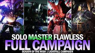 Solo Flawless Master Lightfall Full Campaign Destiny 2 [upl. by Cargian]