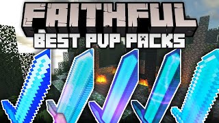 TOP 5 Best Faithful PvP Texture Packs • BedrockJavaMCPE [upl. by Ordep]