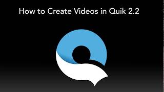 How to create videos in Gopro Quik Desktop Windows [upl. by Ilehs981]