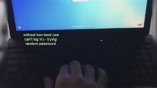 Forgot Windows 7 password Lost Windows 7 password Use konboot to solve this problem [upl. by Ellene]