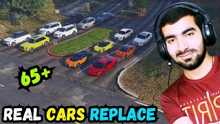 HOW TO REPLACE ALL THE CARS IN GTA 5 WITH REAL CARS  GTA 5 MODS HindiUrdu  KHAAS GAMER [upl. by Nadnal]