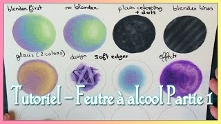 TUTORIEL  Feutres à alcool Graphit Copic Promarker ♦ PARTIE 1 [upl. by Otxilac549]